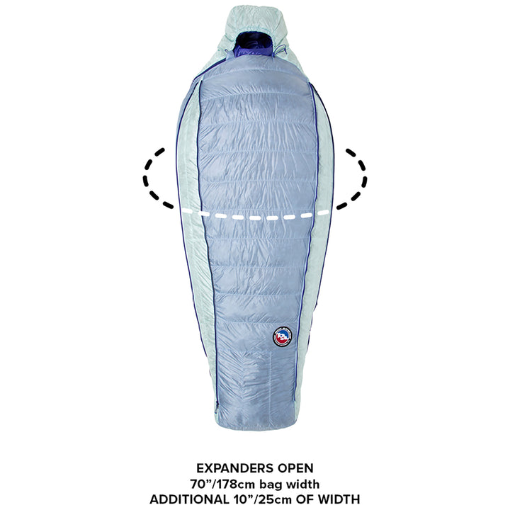 Big Agnes Torchlight UL 30 Sleeping Bag - Women's Blue/Aqua
