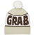 Crab Grab Pom Beanie Coffee/Cream