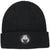 Crab Grab Circle Patch Beanie Black