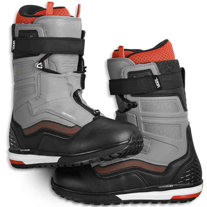 Vans Hi-Country & Hell-Bound Snowboard Boots 2021 (Sam Taxwood) Gray/Black