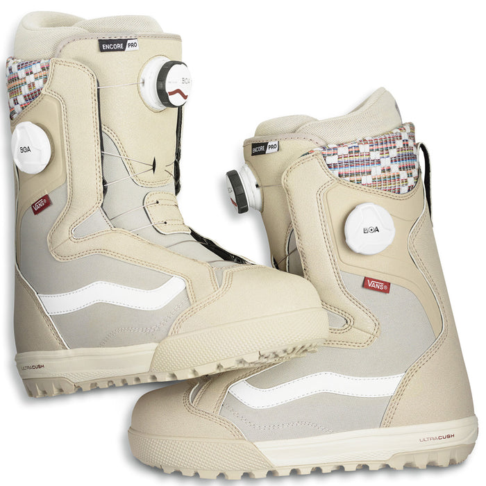 Vans Encore Pro Snowboard Boots - Women's 2021 Oatmeal/Peyote