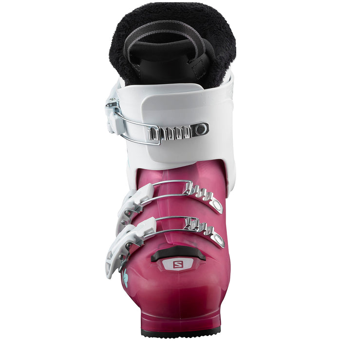 Salomon T3 RT Girly Ski Boots - Girls' 2023 Rose Violet Translucent
