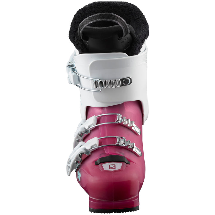Salomon T3 RT Girly Ski Boots - Girls' 2023 Rose Violet Translucent