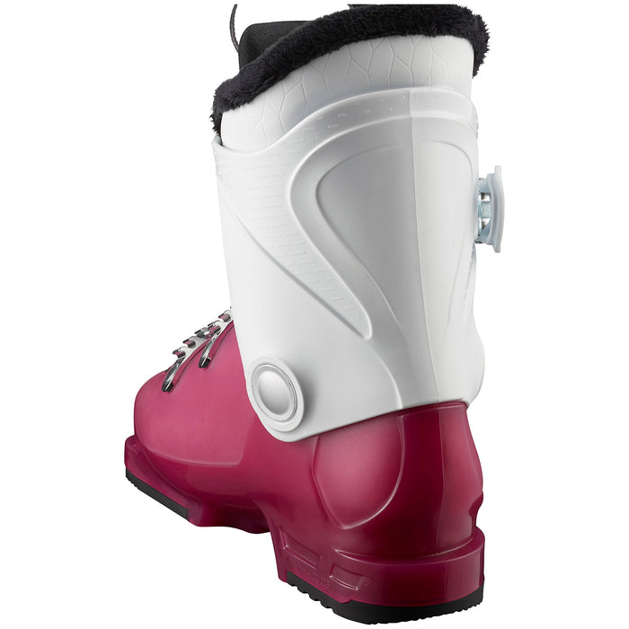 Salomon T3 RT Girly Ski Boots - Girls' 2023 Rose Violet Translucent
