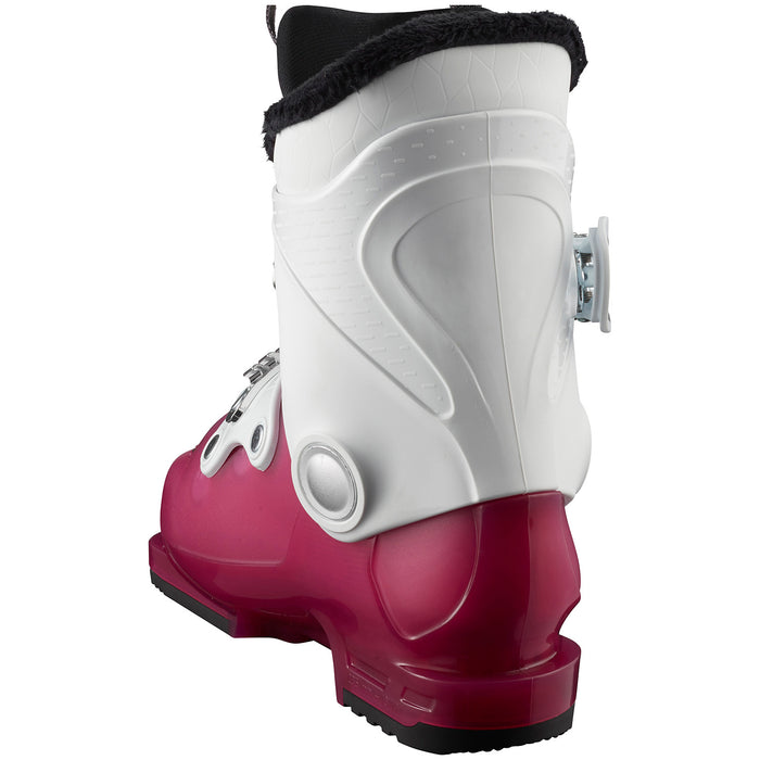 Salomon T2 RT Girly Ski Boots - Toddler Girls' 2023 Rose Violet Translucent