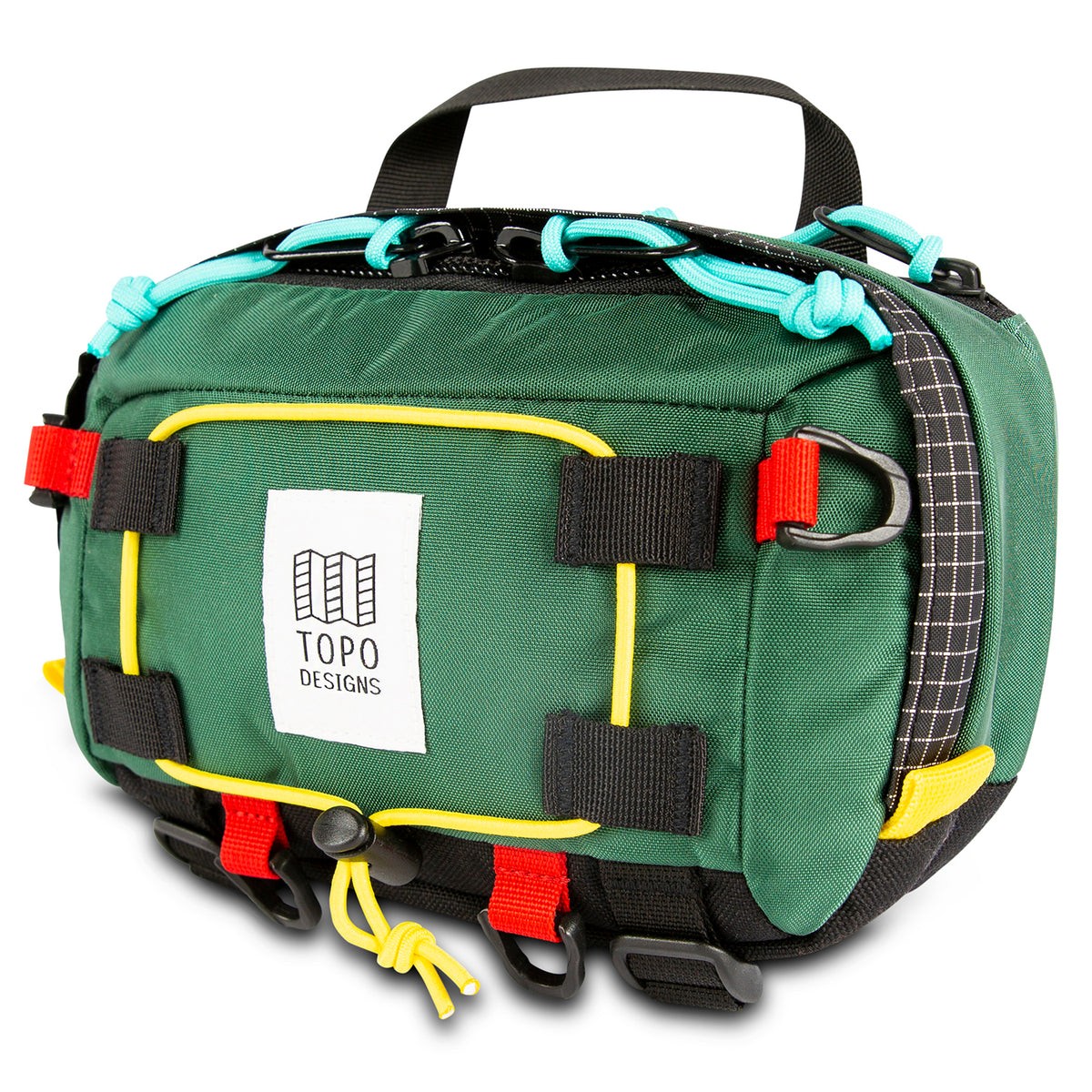 Topo Designs Subalpine Hip Pack Forest/Black Ripstop