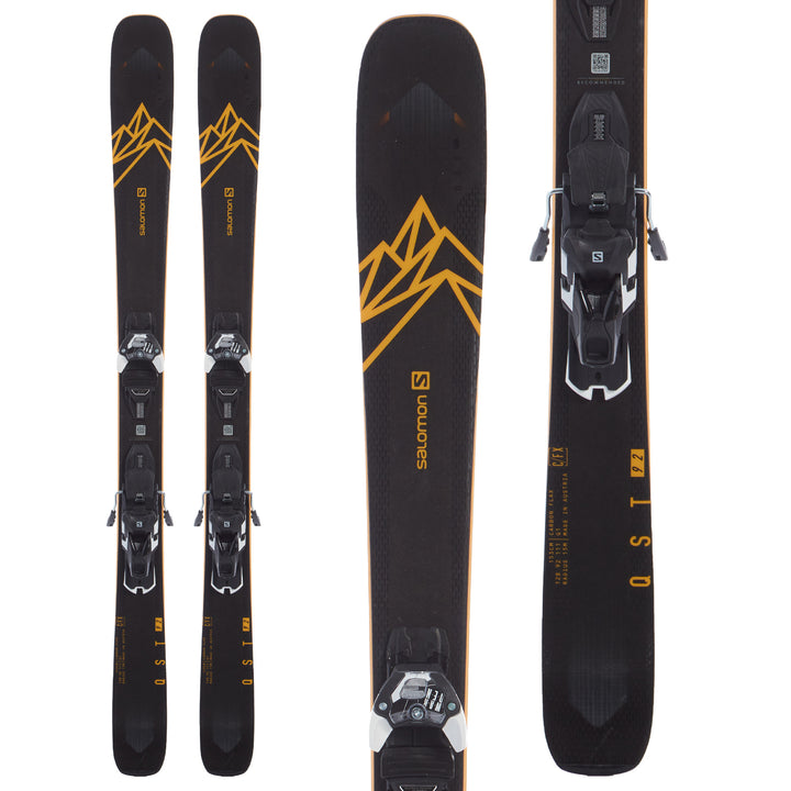 Salomon QST 92 Skis + Warden 13 Demo Bindings 2020