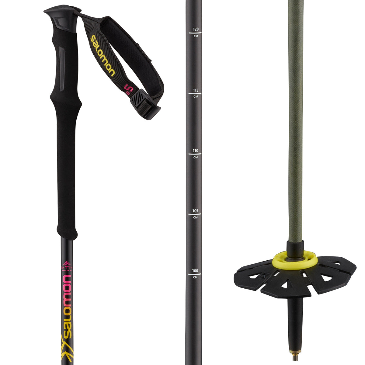 Salomon MTN Carbon S3 Ski Poles 2022