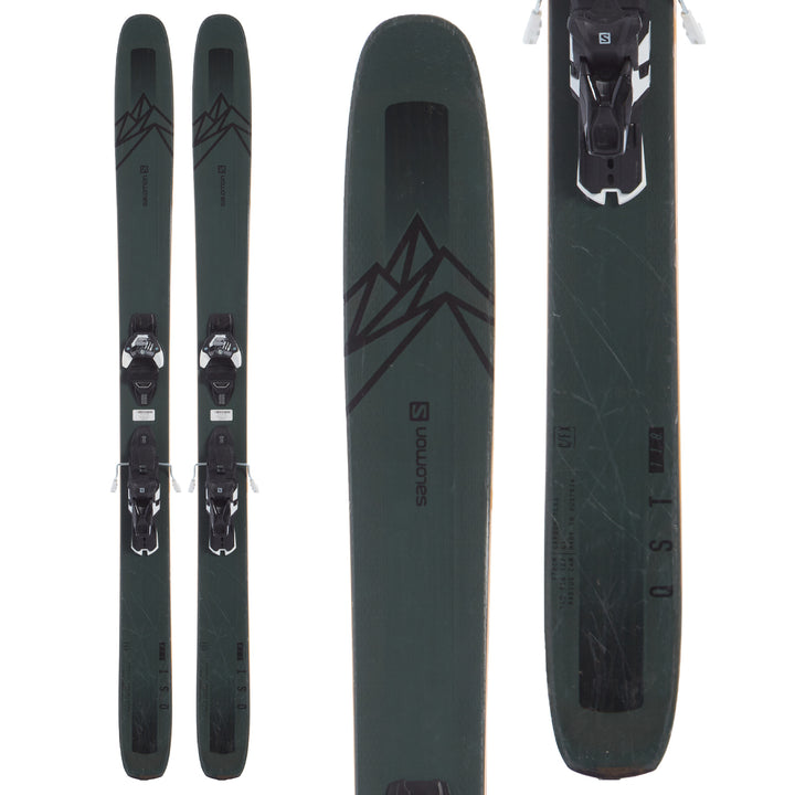 Salomon QST 118 Skis + Warden 13 Demo Bindings 2020