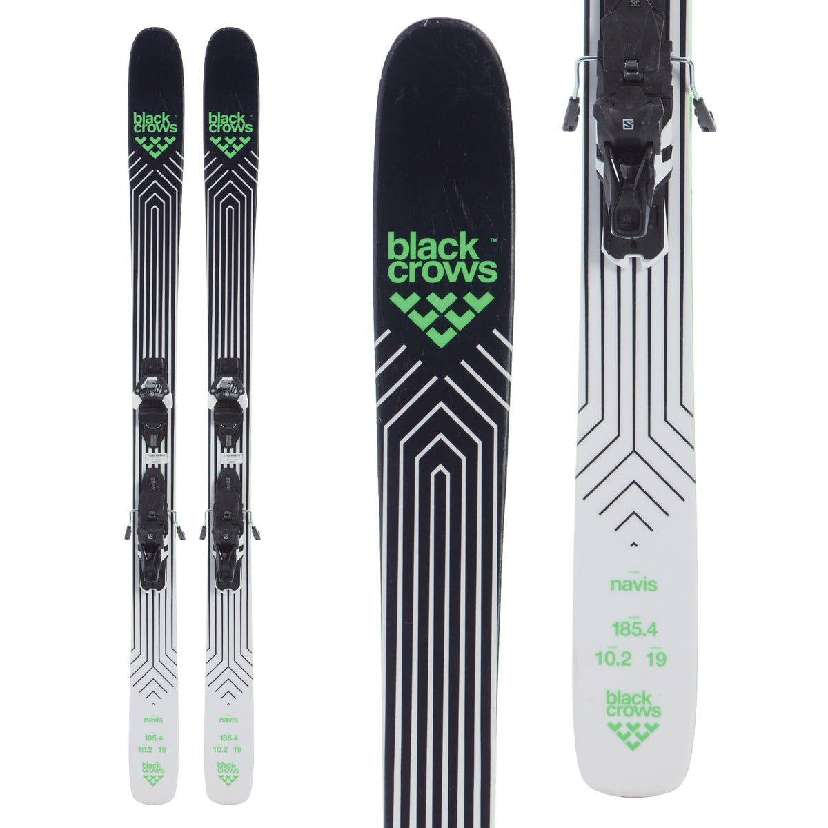 Black Crows Navis Skis + Warden 13 Demo Bindings 2020