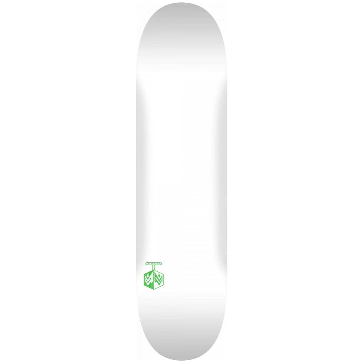 Mini Logo Chevron Detonator Solid White 8.0 Skateboard Deck