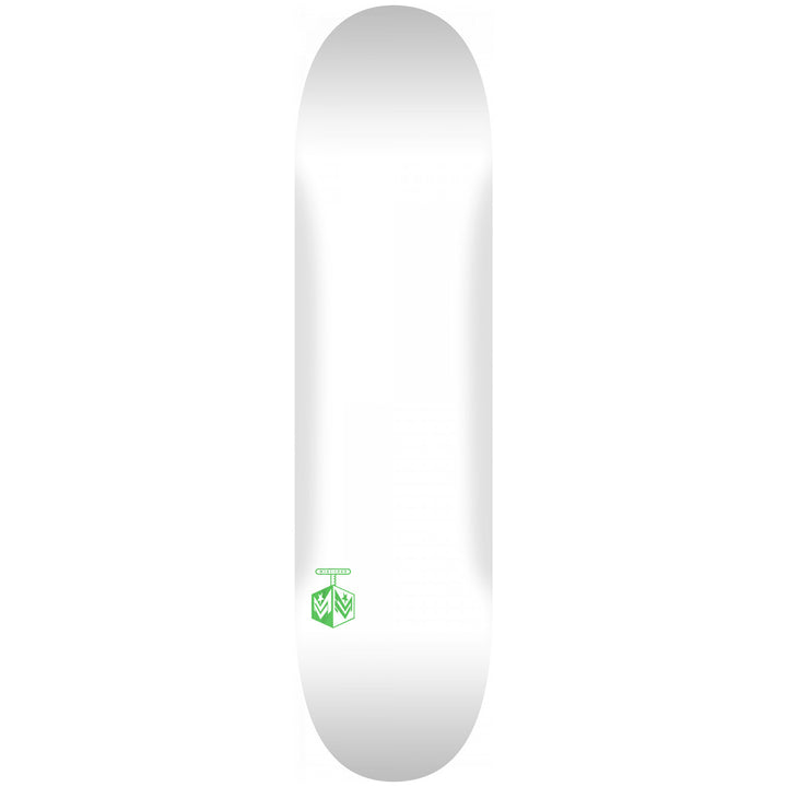 Mini Logo Chevron Detonator Solid White 8.0 Skateboard Deck