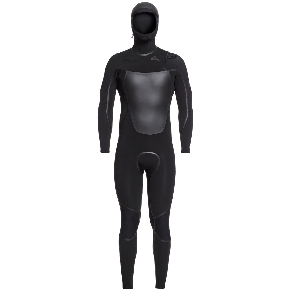 Quiksilver 5/4/3 Syncro+ Chest Zip Hooded Wetsuit Black/Jet Black