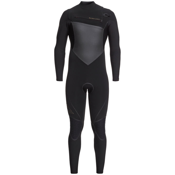 Quiksilver 4/3 Highline+ Chest Zip Wetsuit Black/Gold