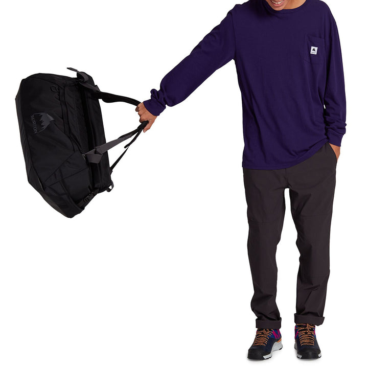 Burton Multipath 60L Expandable Duffle Bag True Black Ballistic