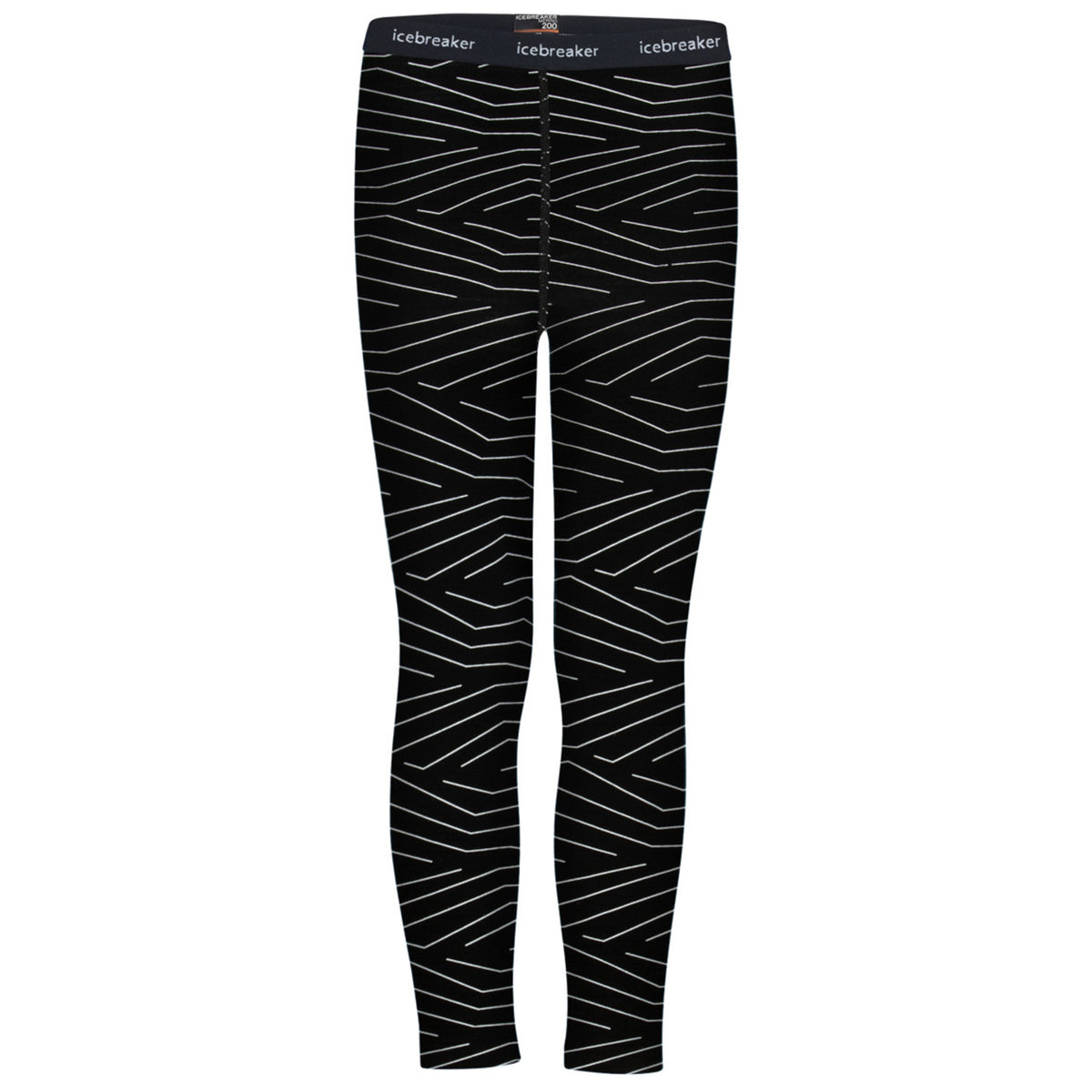 Icebreaker 200 Oasis Napasoq Lines Leggings - Kids' Black