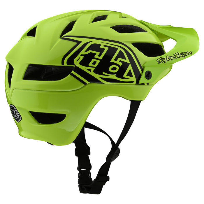 Troy Lee Designs A1 Drone Bike Helmet - Kids' Flo Yellow/Black