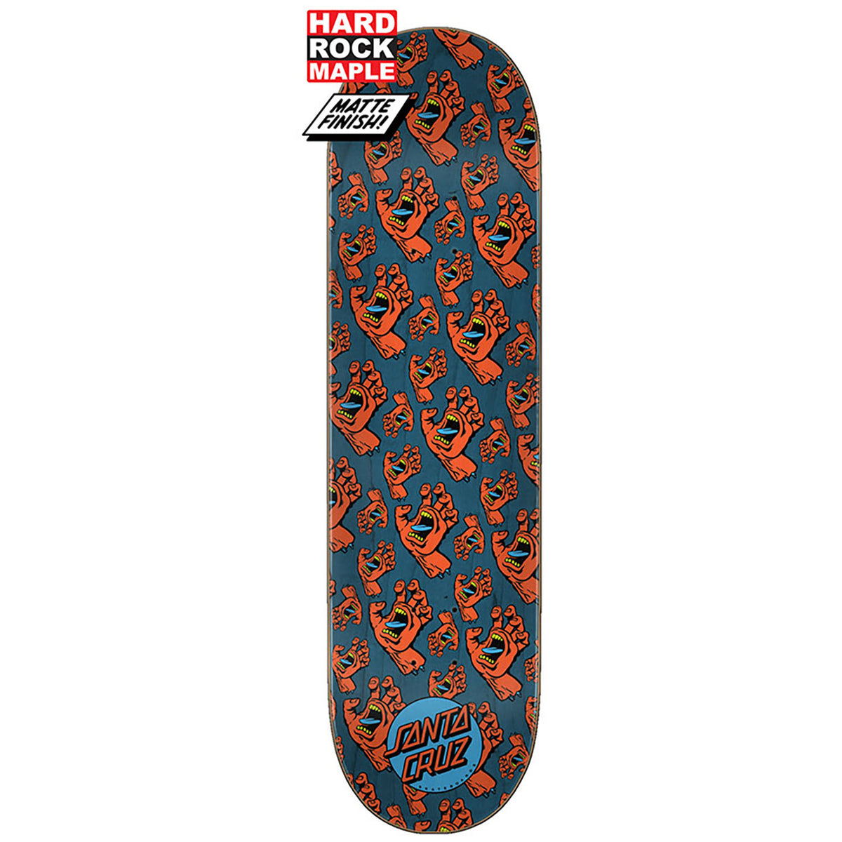 Santa Cruz Hands All Over Hard Rock Maple 8.25 Skateboard Deck
