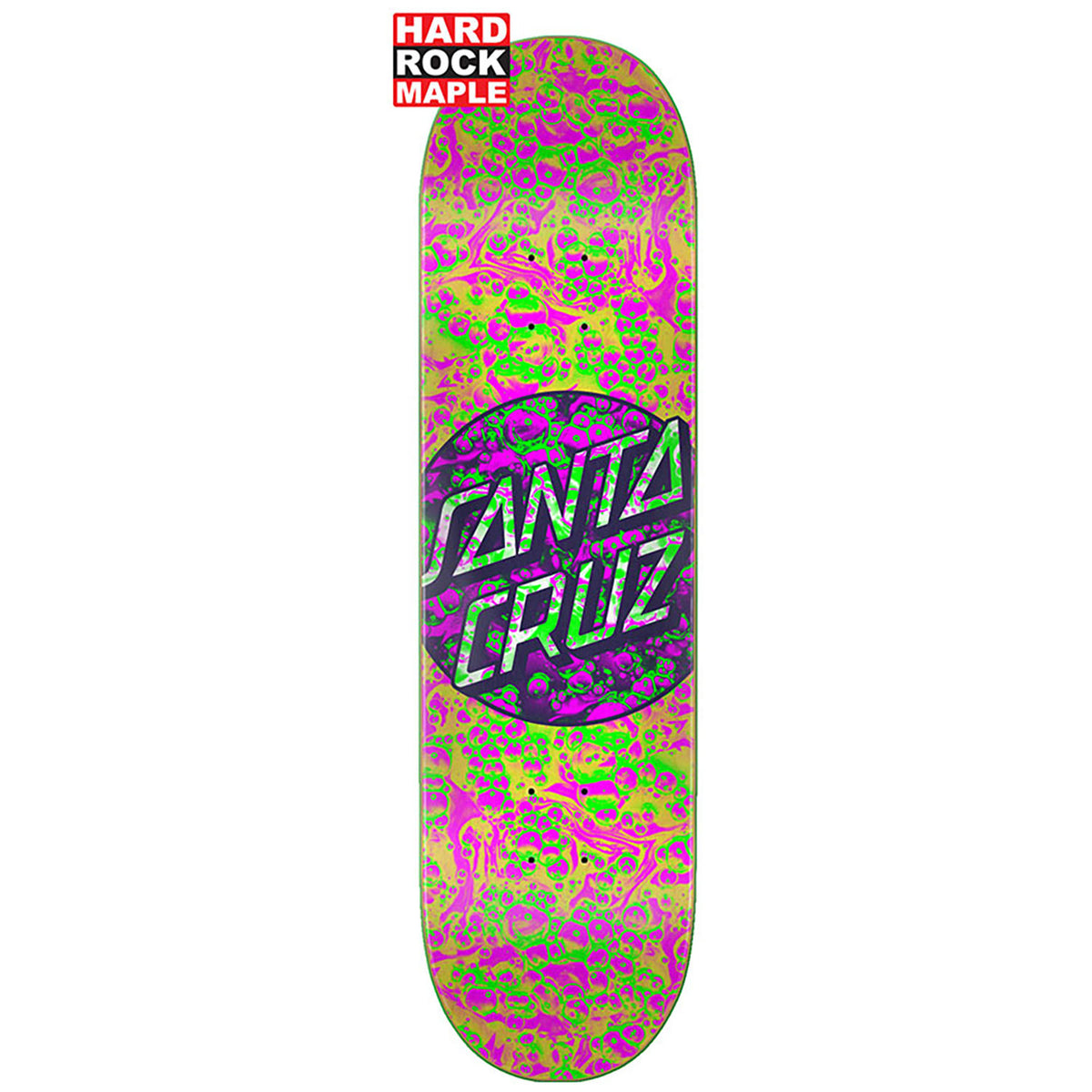 Santa Cruz Foam Dot Hard Rock Maple 8.125 Skateboard Deck