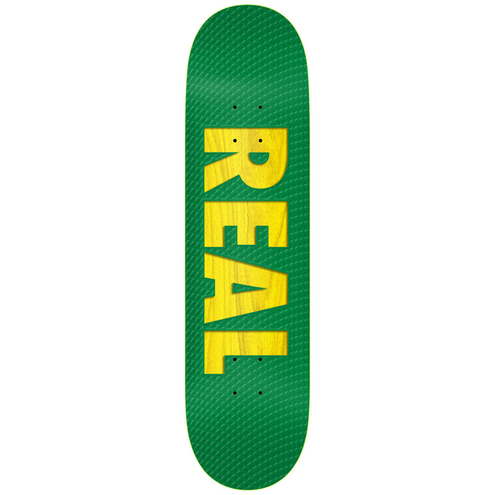 Real Bold Team Series Green 8.38 Skateboard Deck