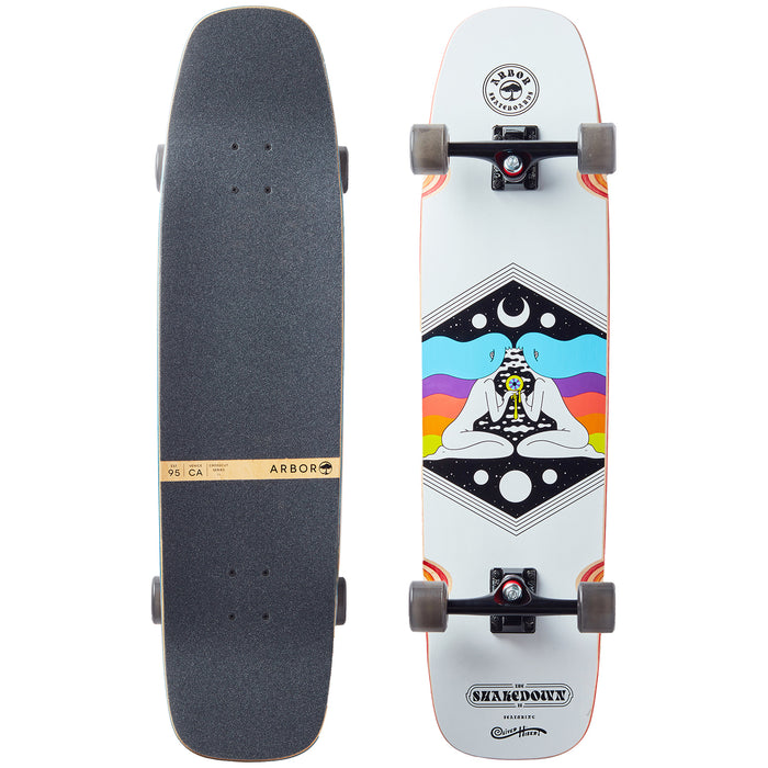 Arbor Shakedown Crosscut Cruiser Skateboard Complete