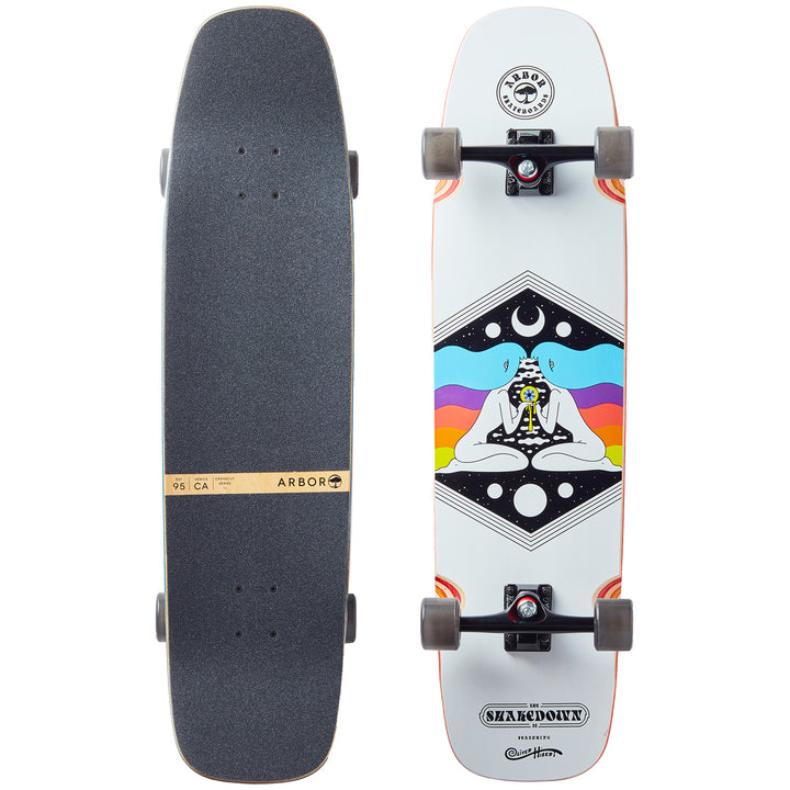 Arbor Shakedown Crosscut Cruiser Skateboard Complete
