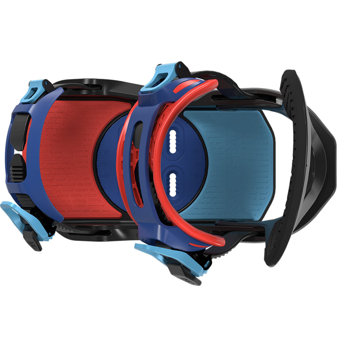 Switchback CT Snowboard Bindings 2021 Black/Red/Blue