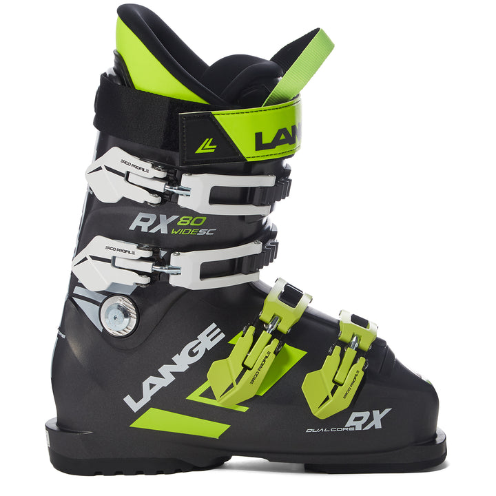 Lange RX 80 SC Ski Boots - Boys' 2018 Anthracite/Lime