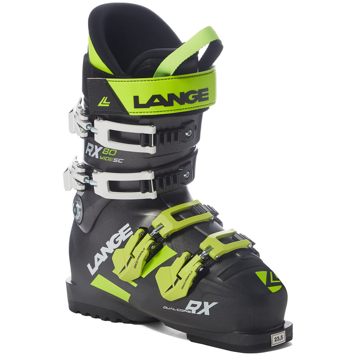 Lange RX 80 SC Ski Boots - Boys' 2018 Anthracite/Lime