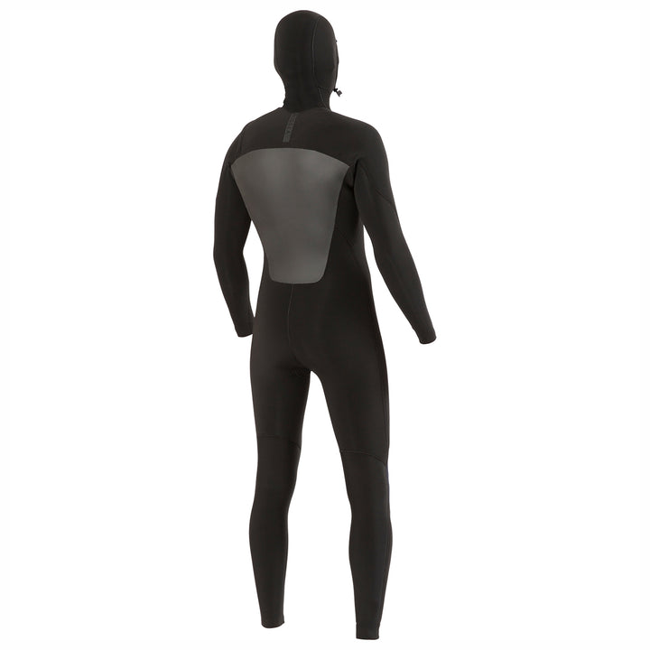 Vissla 4/3 7 Seas Hooded Chest Zip Wetsuit Black