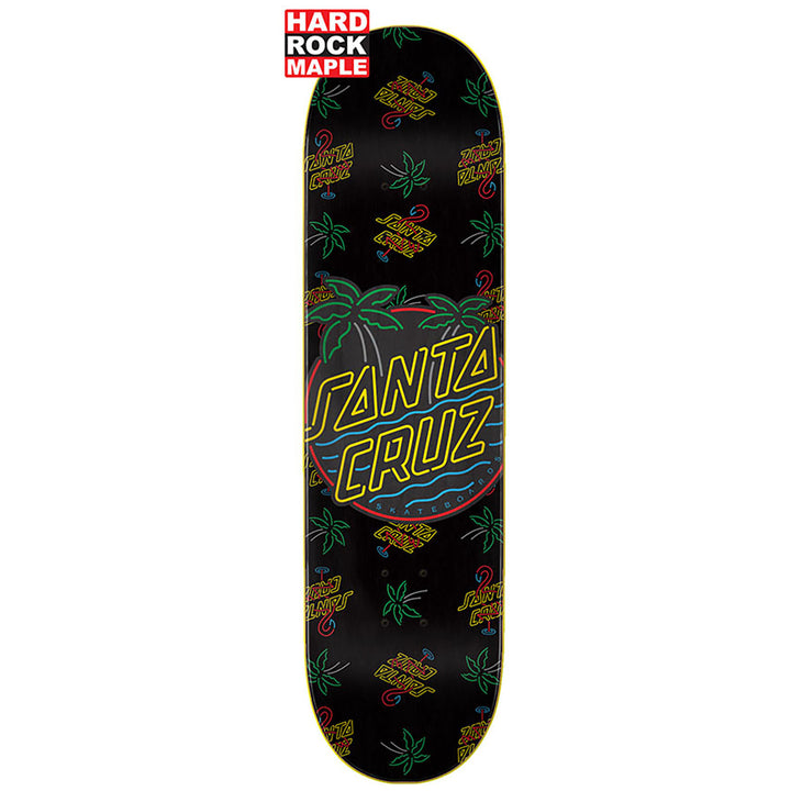 Santa Cruz Glow Dot Hard Rock Maple 7.75 Skateboard Deck