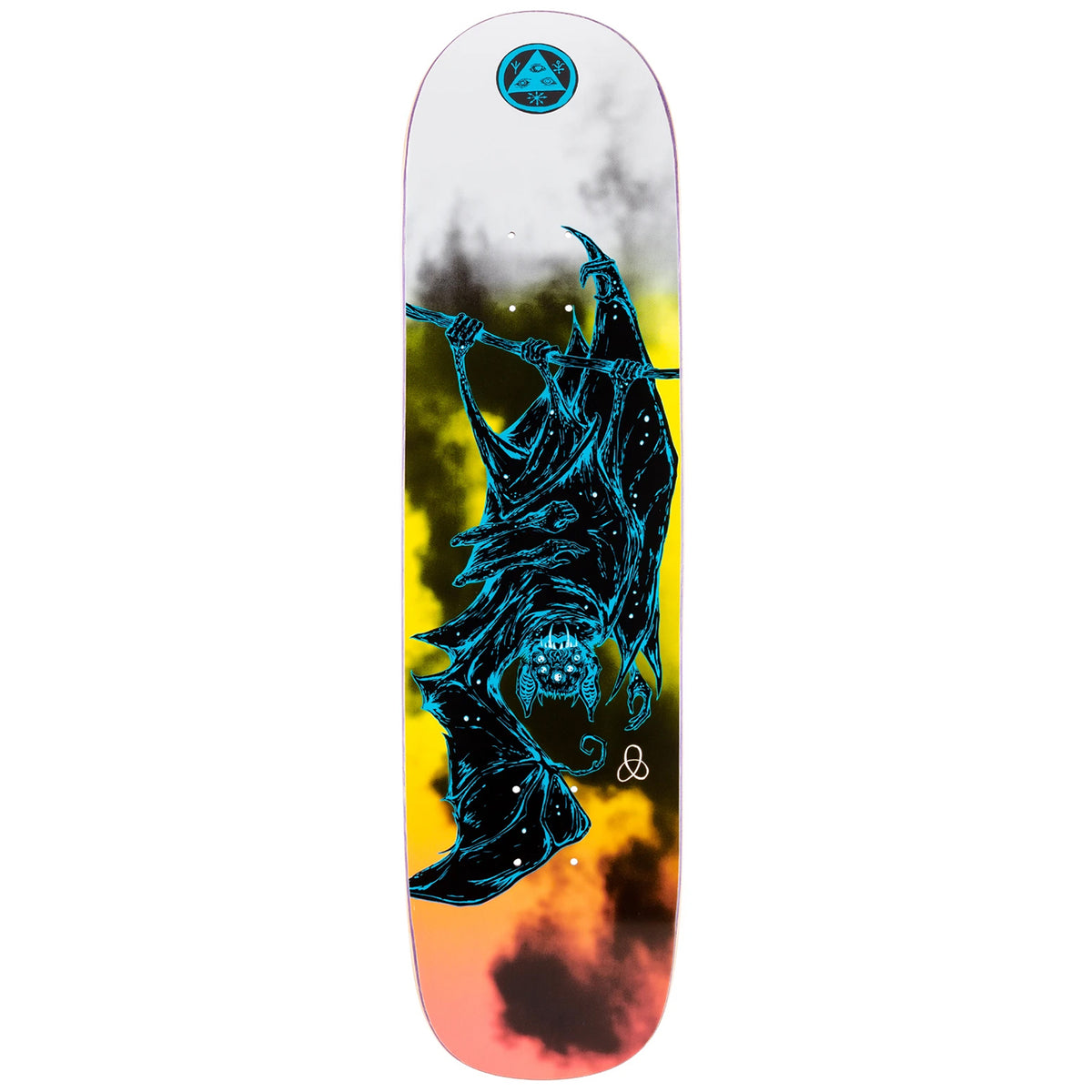 Welcome Infinitely Batty on Bunyip 8.0 Skateboard Deck