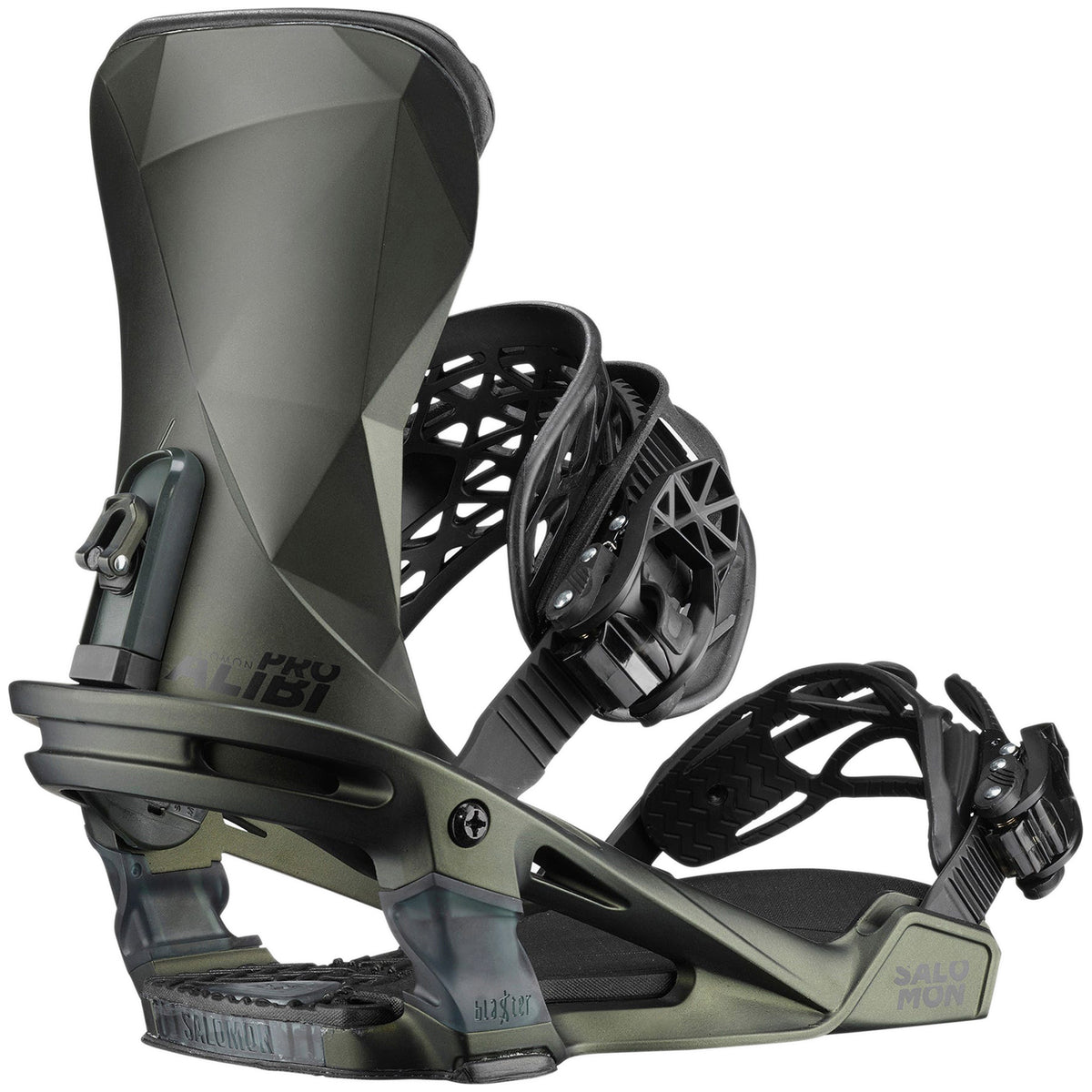 Salomon Alibi Pro Snowboard Bindings 2020 Dark Olive