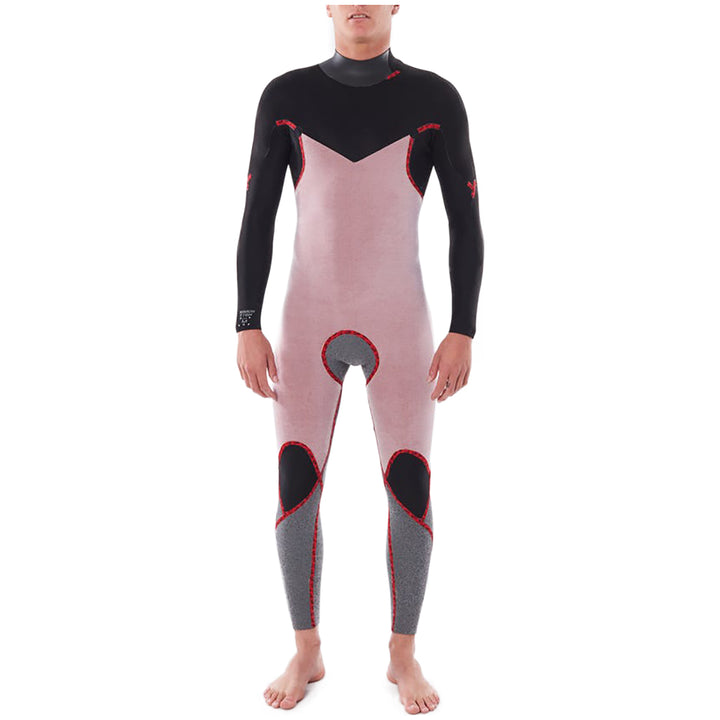 Rip Curl 3/2 Dawn Patrol Back Zip Steamer Wetsuit Black