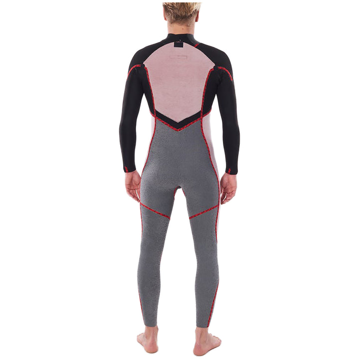 Rip Curl 3/2 Dawn Patrol Back Zip Steamer Wetsuit Black