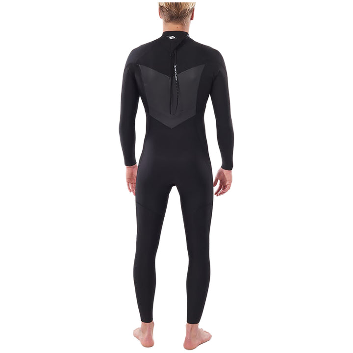 Rip Curl 3/2 Dawn Patrol Back Zip Steamer Wetsuit Black