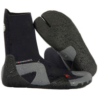 Rip Curl 3mm Dawn Patrol Split Toe Boots Black::Black
