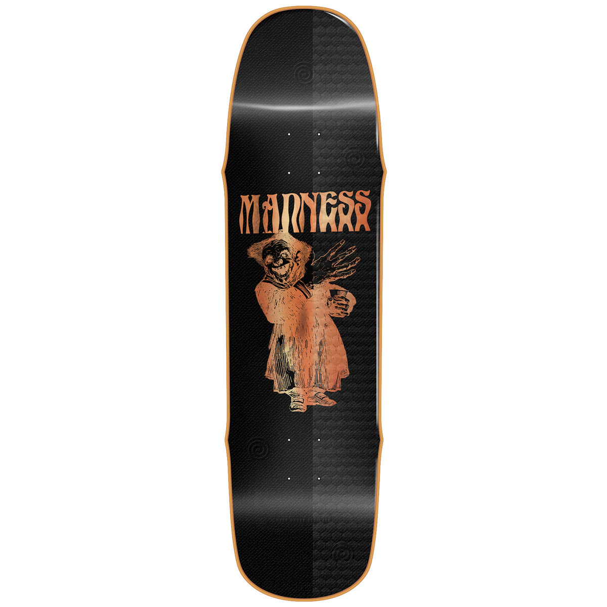 Madness Back Hand R7 Black 8.5 Skateboard Deck