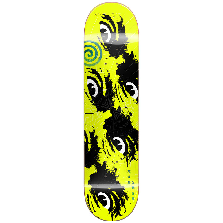 Madness Side Eye R7 Neon Yellow 8.5 Skateboard Deck