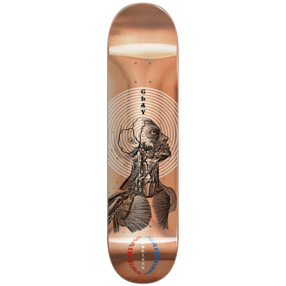 Madness Clay Inside Out Impact Light 8.25 Skateboard Deck