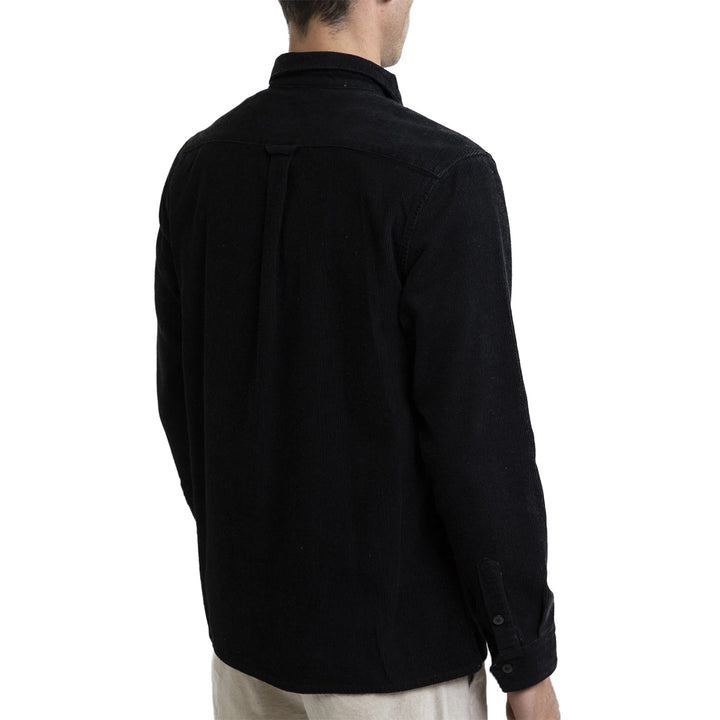 Rhythm Corduroy Long-Sleeve Shirt - Men's Black