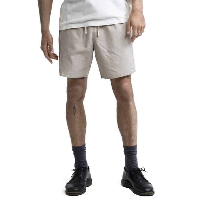 Rhythm Linen Jam Shorts Bone