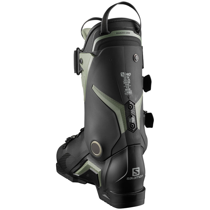 Salomon S/Pro 120 Ski Boots 2020 Black/Oil Green