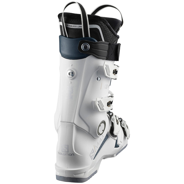Salomon S/Max 100 W Ski Boots - Women's 2021 White/Petrol Blue/Silver