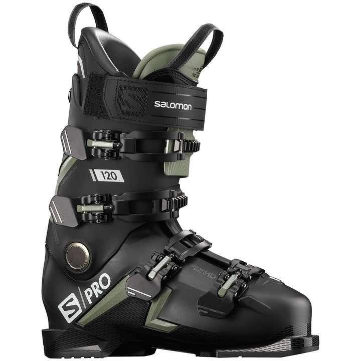 Salomon S/Pro 120 Ski Boots 2020 Black/Oil Green