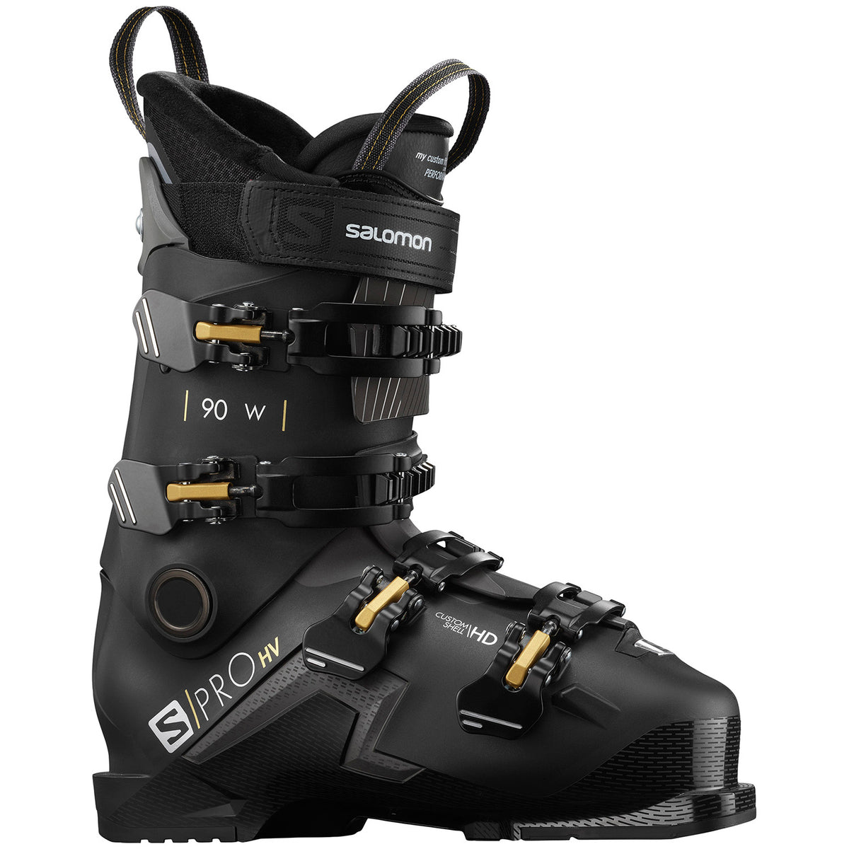 Salomon S/Pro HV 90 Ski Boots - Women's 2021 Black/Belluga/Green