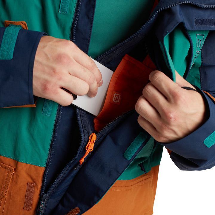 Burton Breach Insulated Jacket Dress Blue/Antique Green/True Penny