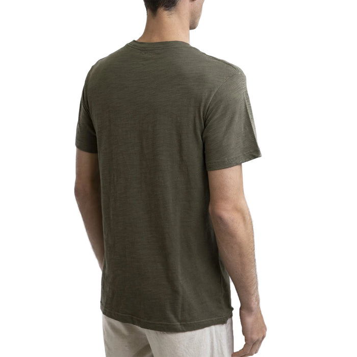 Rhythm Essential Slub T-Shirt - Men's Olive