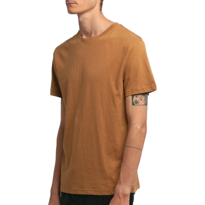 Rhythm Premium Linen T-Shirt Almond