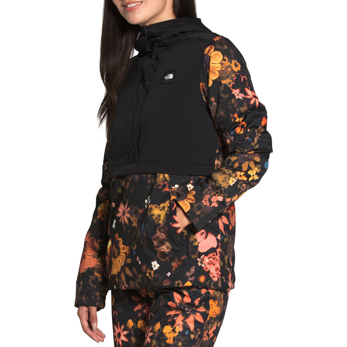 The North Face Fallback Hoodie - Women's TNF Black/TNF Black Flower Child Multi Print